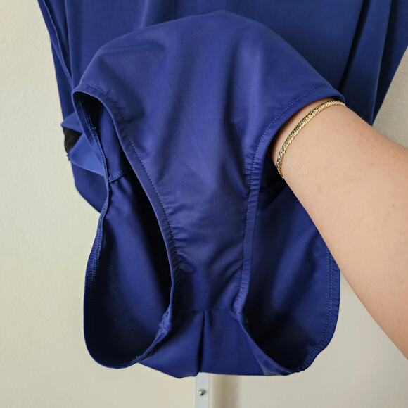 MAGICSUIT Navy Blue Parker Underwire Tummy Control Convertible Swim Dress Sz 12 - Picture 10 of 16